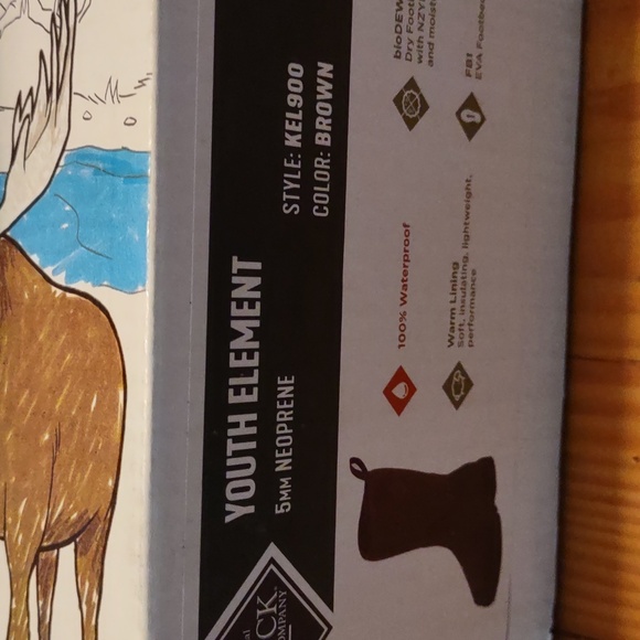 New in box muck boot youth element brown sz 12 - Picture 6 of 9